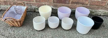 Photo of free Assorted planters (Taverham NR8) #1