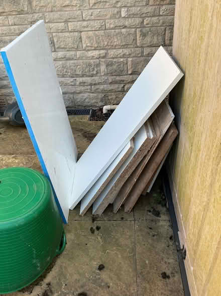Photo of free Boards for shelving etc-white melamine (Birley Edge S6) #3