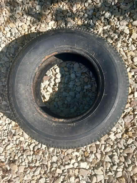 Photo of free Small trailer tyre - use as planter? (Odd Down BA2) #1