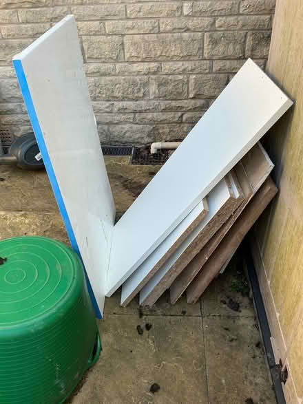 Photo of free Boards for shelving etc-white melamine (Birley Edge S6) #2