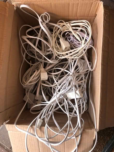 Photo of free Telephone landline extension leads / 1 into 2 splitters etc. (Wood Farm OX3) #1