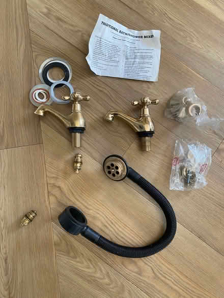 Photo of free Brass tap set including some instructions (Millfields CW5) #1