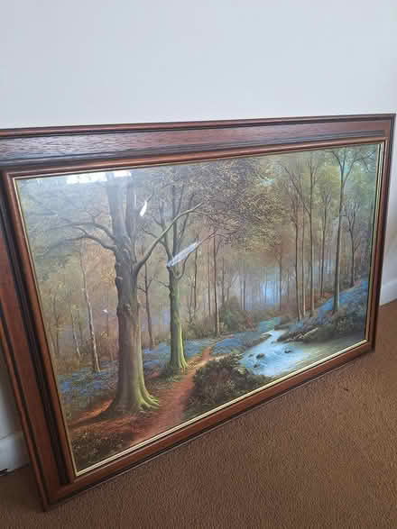 Photo of free Forest Bluebells - large painting (Bedhampton PO9) #2