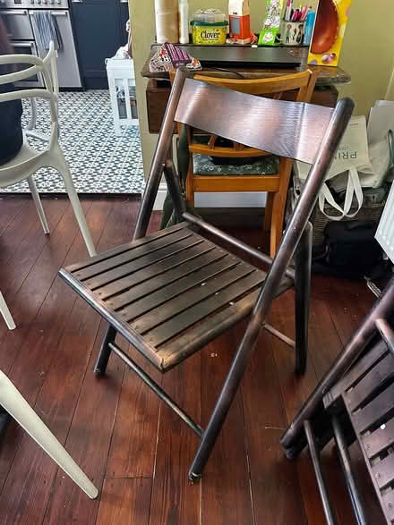 Photo of free 5 habitat folding chairs (Hampden Park) #1