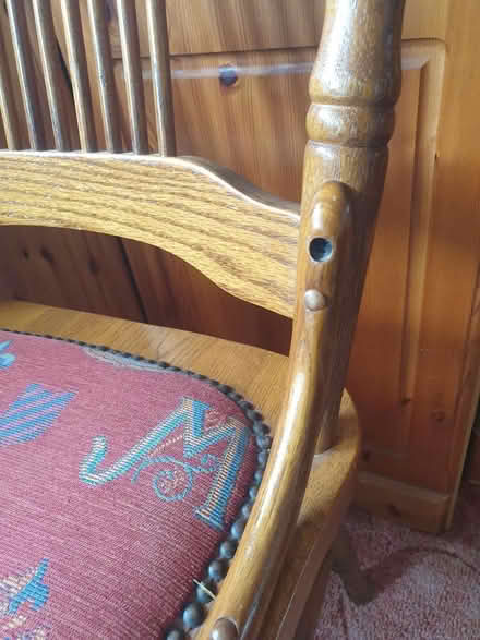 Photo of free 2 Wooden Dining Chairs (Woodside WD25) #4