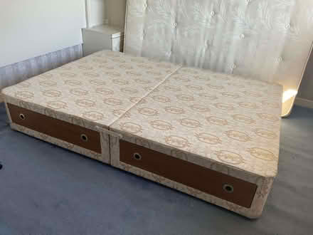 Photo of free 4 Drawer Double Divan bed base (Reddish SK5) #1