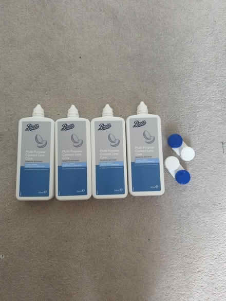 Photo of free Contact solution and lens pots (Highwoods CO4) #1