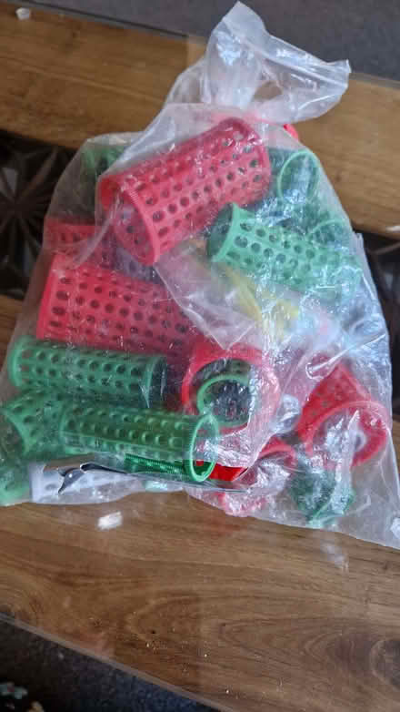 Photo of free Plastic hair curlers. (Stone Cross BN23) #1