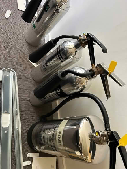 Photo of free 8 Fire extinguishers w/ stands (W2 2ET) #2