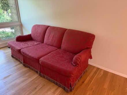 Photo of free COUCH - lightly worn reupholstered (North Reston) #3