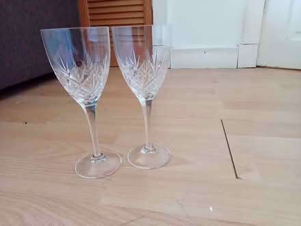 Photo of free Crystal wine glasses x 2 (Drum Brae EH4) #1