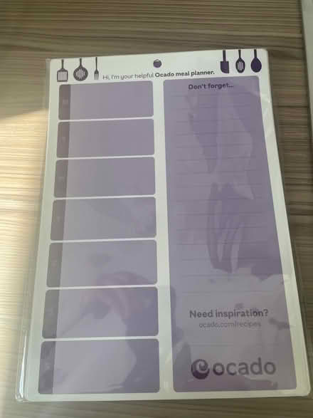 Photo of free Ocado meal planner (Southport PR9) #1