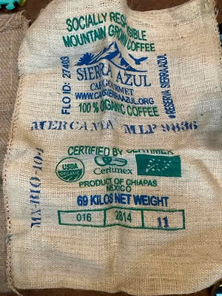 Photo of free 2 X Hessian coffee bags (Whitecross) #2