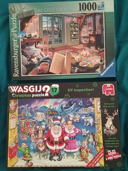 Photo of free 4 x 1000 piece jigsaws (Weybridge, KT13) #1