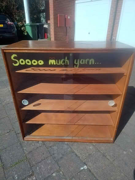 Photo of free Vintage shelves/glazed display unit (Wantage OX12) #1