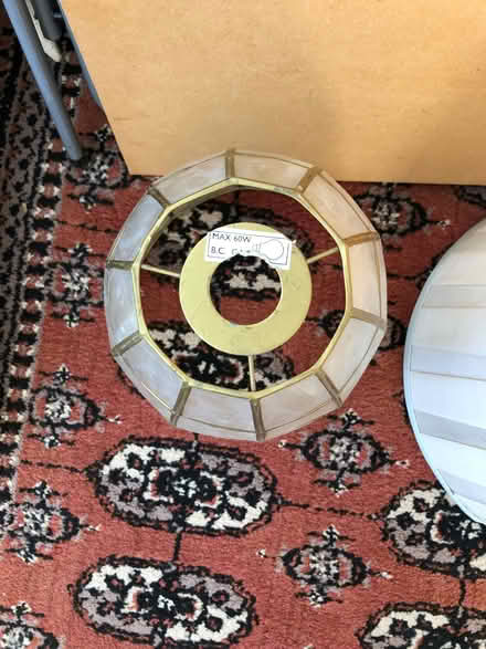 Photo of free Capiz shell lampshade (Blewbury OX11) #2