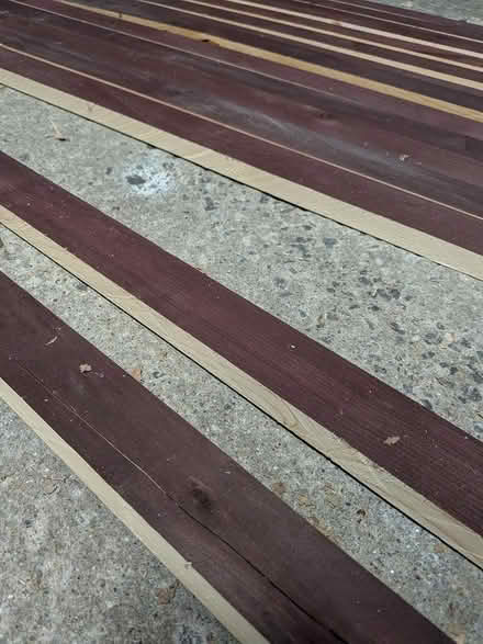 Photo of free Stained pine strips (Montreal road and St Laurent) #3
