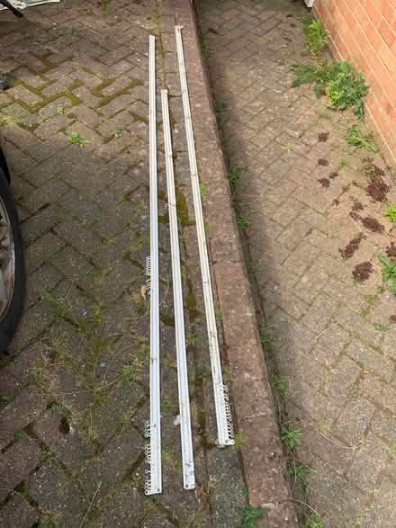 Photo of free Plastic curtain rails + hooks etc (Malvern WR14) #1