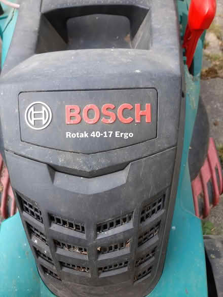 Photo of free Bosch lawnmower spares or repair (Green Street Green BR6 6BU) #1