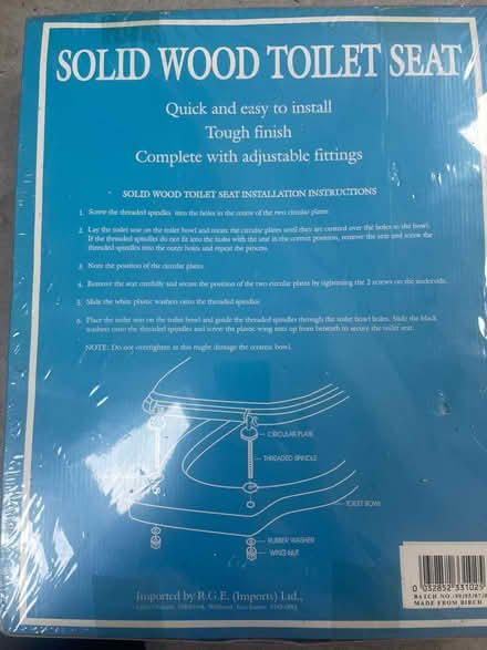 Photo of free Brand New toilet seat (Dundrum) #3