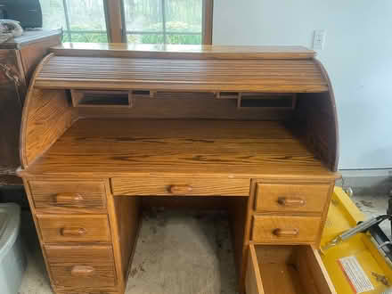 Photo of free Solid oak roll top desk (Hyde park) #1