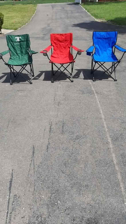 Photo of free Folding camping chairs (all 3) (In Naugatuck, Ct.) #1