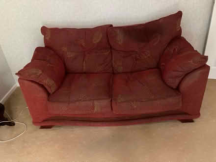 Photo of free 2 & 3 seater sofas and foot stool (Ludlow) #1