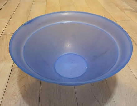 Photo of free Blue plastic bowl (north Cambridge) #1