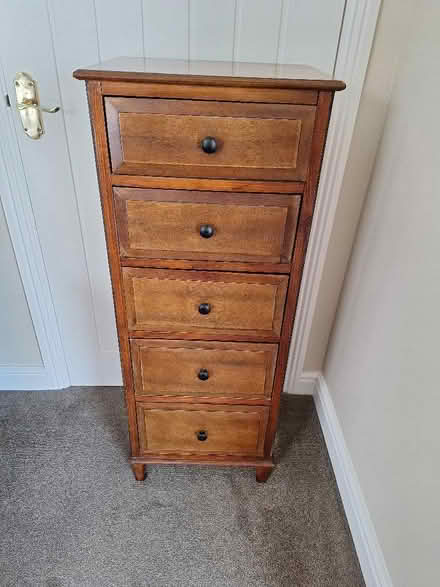 Photo of free Tall Drawer Unit - Solid Wood (Hampden Park BN22) #1
