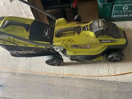 Photo of free Ryobi lawn mower for repairs (Selsey PO20) #1