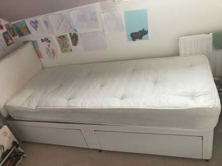 Photo of free Small single divan bed base (Shoreham BN43) #1