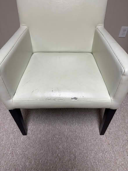 Photo of free 2 Crate and Barrel Leather Chairs (20854) #3