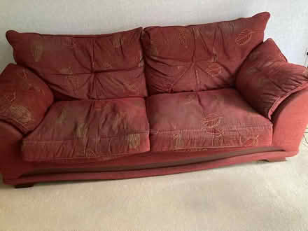 Photo of free 2 & 3 seater sofas and foot stool (Ludlow) #2