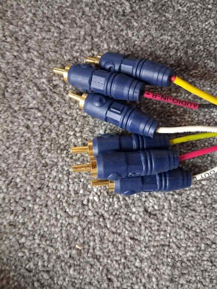 Photo of free Scart to 6 Phono lead (Cradley WR13) #3