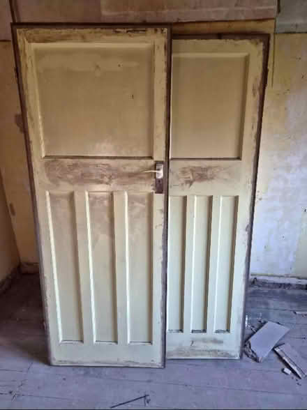 Photo of free 1930s wooden doors (Selly park B29) #1