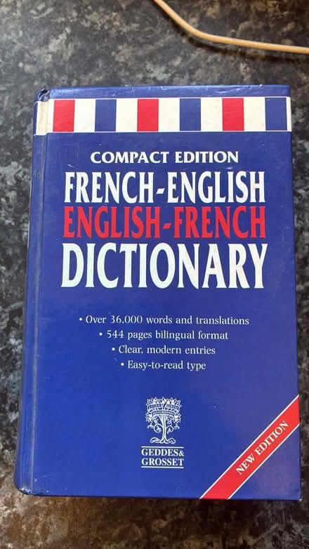 Photo of free French/English dictionary (Boxted CO4) #1
