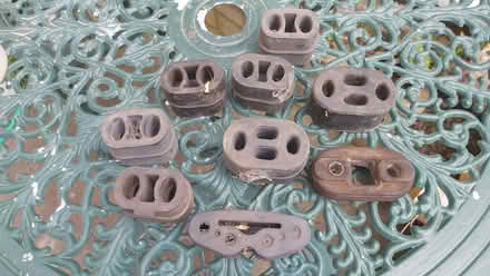 Photo of free Car Exhaust Mounting Rubbers. (Haslucks Green B90) #1