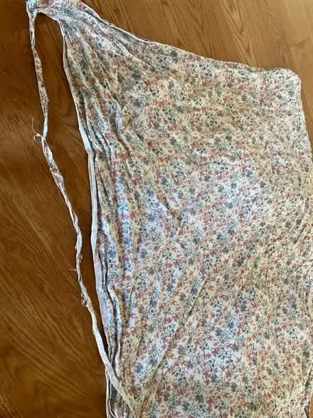 Photo of free Twin flat sheet, torn (85/Saratoga Ave) #1