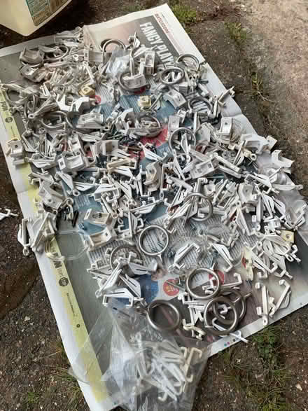 Photo of free Plastic curtain rails + hooks etc (Malvern WR14) #2