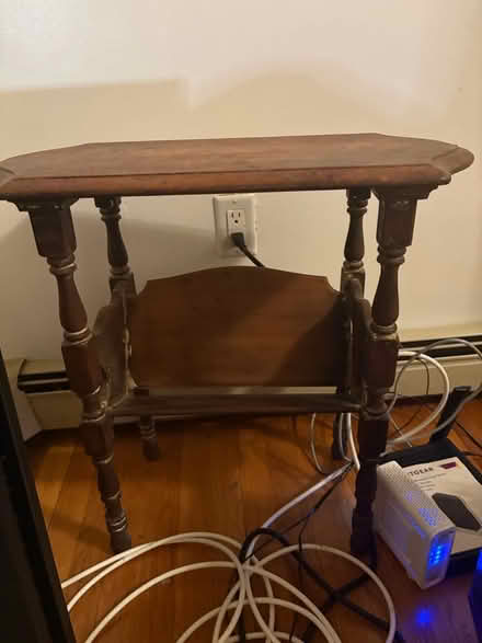 Photo of free Small wooden table (Boston) #1