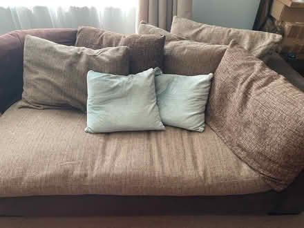 Photo of free Corner sofa and footstool (North Bretton PE3) #4
