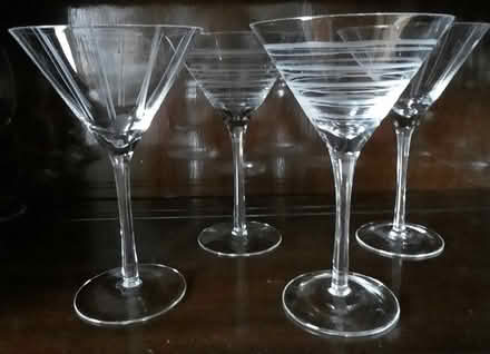 Photo of free 4 Martini glasses (no chips/damage) (Orleans) #1