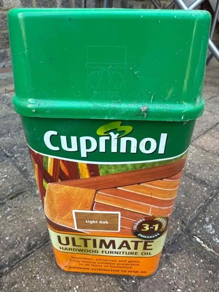 Photo of free Cuprinol Hardwood Outdoor Furniture Oil (St Ives PE27) #1