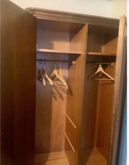 Photo of free Large, Wooden Wardrobe - CR4 2LZ (Mitcham CR4) #3