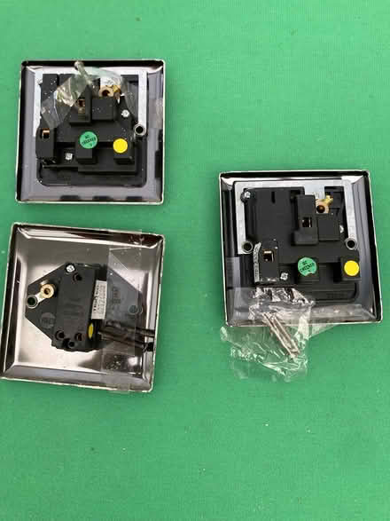 Photo of free Sockets & light switch black chrome (Brincliffe S11) #2