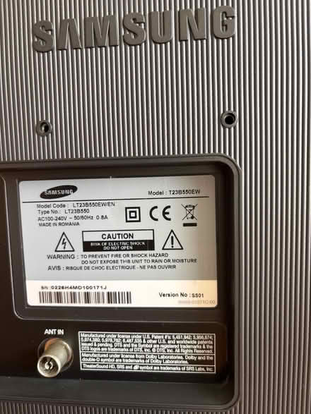 Photo of free TV (Broomgrove TN34) #3