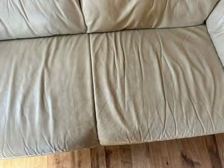 Photo of free Two cream sofas (Crosby L23) #3