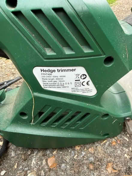 Photo of free Hedge trimmer (Hitchin) #3