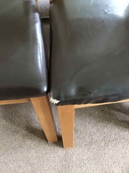 Photo of free 6 sturdy dining Chairs- ex Arighi Bianchi (Alderley Edge SK9) #4