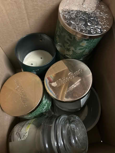 Photo of free Large glass candle jars (Lake county) #1